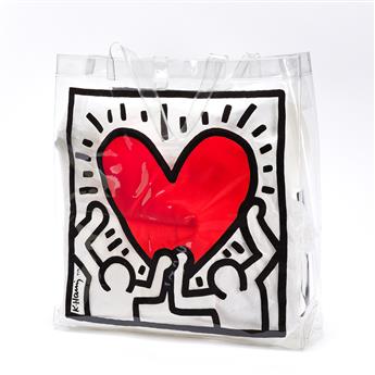 KEITH HARING (AFTER) Pop Shop Bags. Group of three.